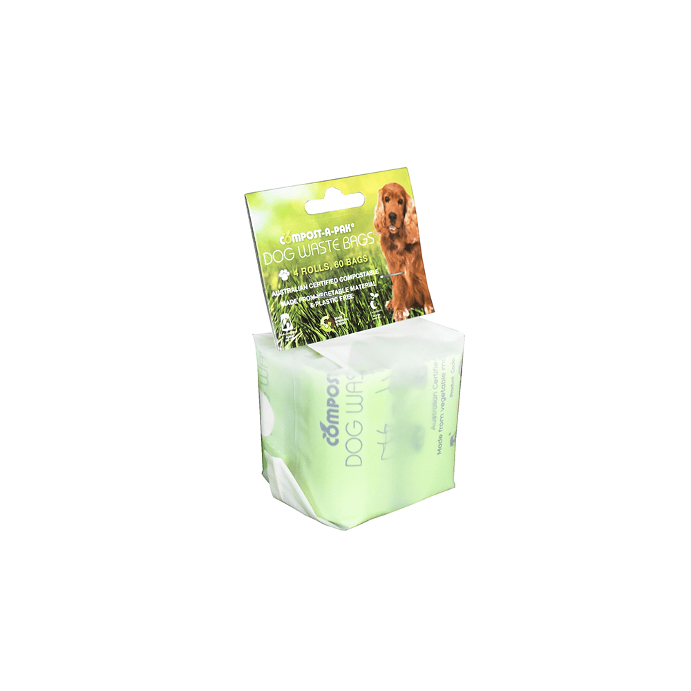 Dog Waste Bags - Compost-a-pak 4pk x 60bags
