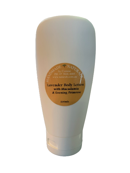 Macadamia & Evening Primrose Body Lotion w/Lavender from Handmade Naturals NEW PACKAGING!
