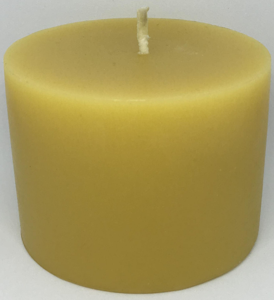 Pure Beeswax Thick Plinth Candle (Small)