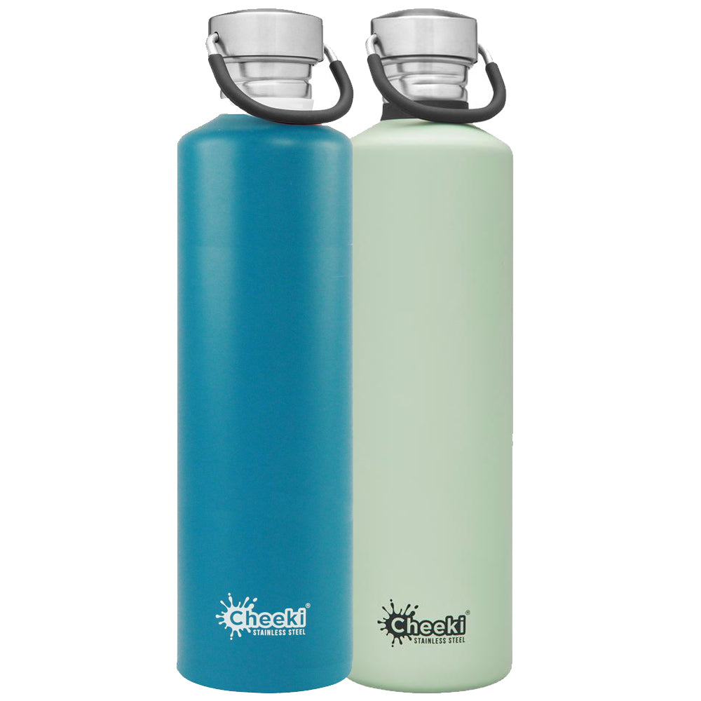 1L Insulated Waterbottle Stainless Steel From Cheeki
