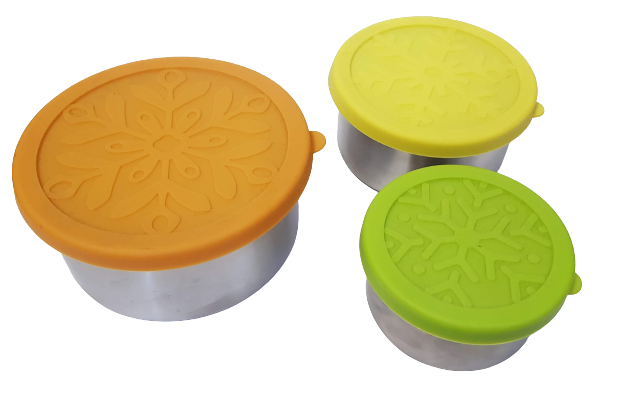 Lunch Box- SILI-STEEL POTS – NESTING SET OF 3