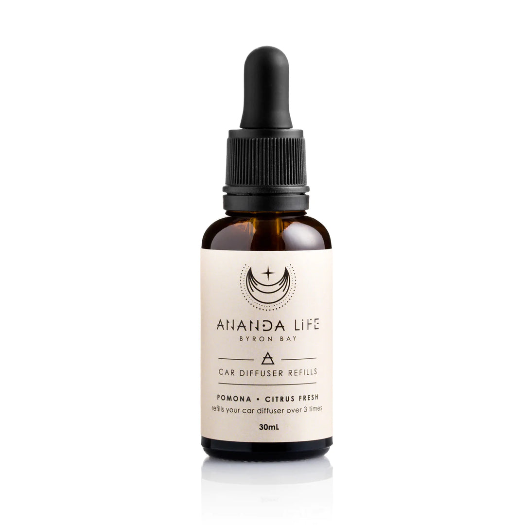 Ananda Life- Aromatherapy Car diffuser REFILL POMONA Citrus Fresh