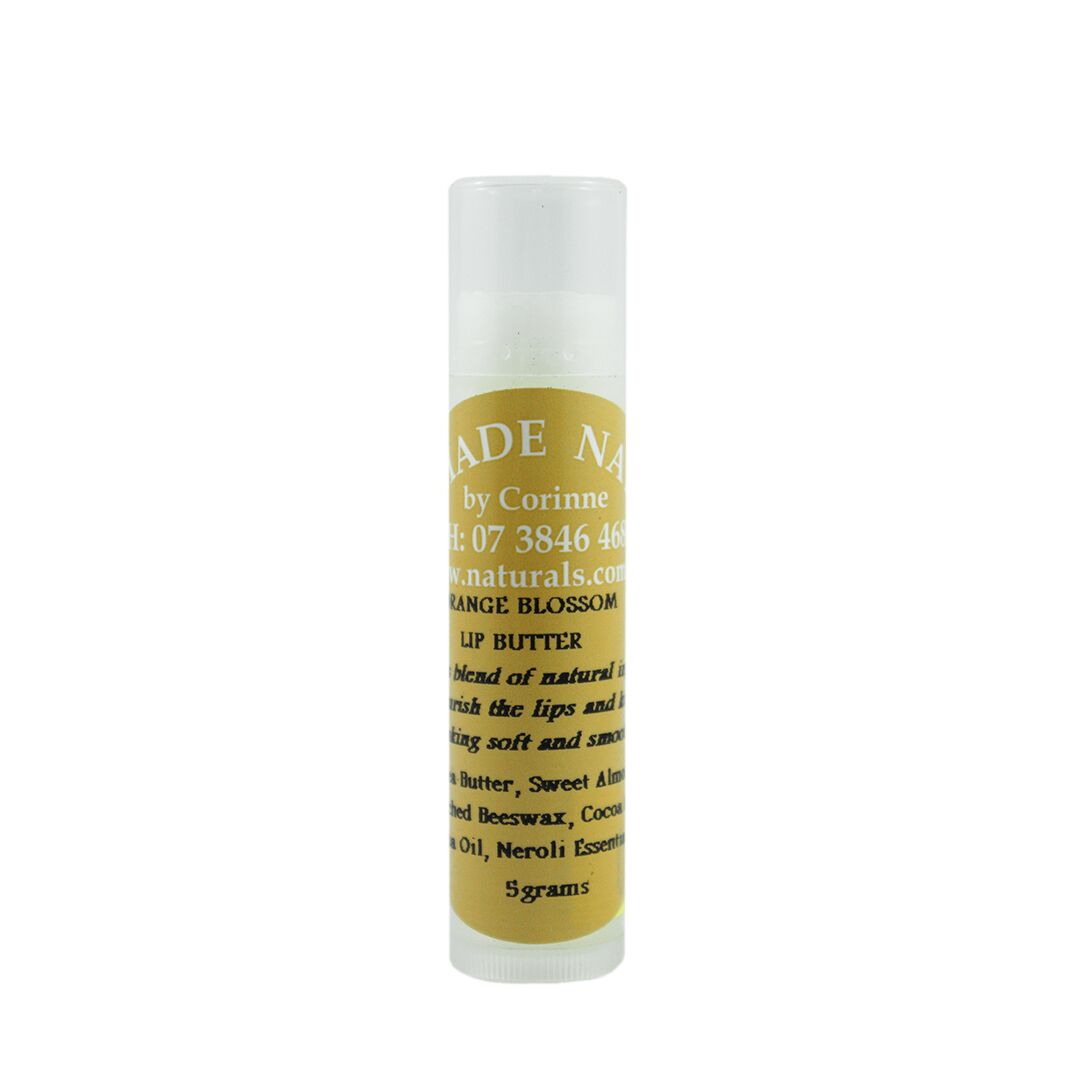 Lip Butter from Handmade Naturals- NEROLI (ORANGE BLOSSOM)