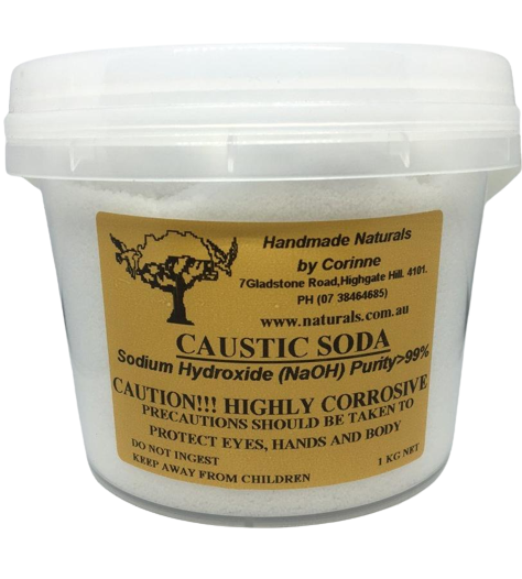Caustic Soda - Sodium Hydroxide – Handmade Naturals by Corinne