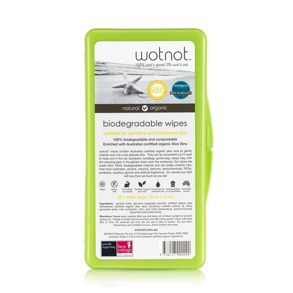 Biodegradable Baby Wipes from WotNot- Travel pack