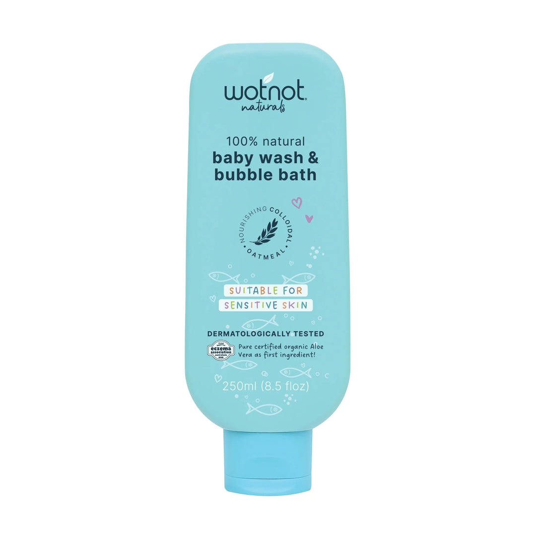 Baby Wash and Bubble Bath 250ml by Wotnot