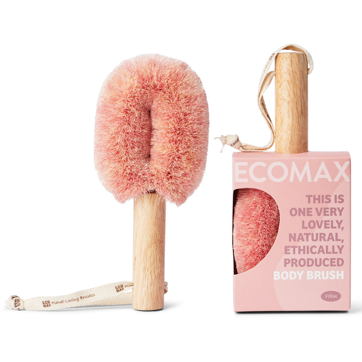 Body Brush- ECOMAX Spa – Firm Sisal Body Brush (Pink)