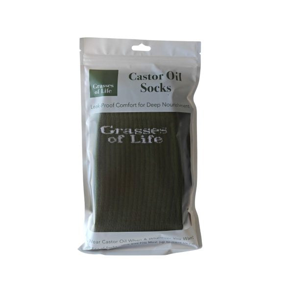 Castor Oil Everywhere Socks by Grasses of Life