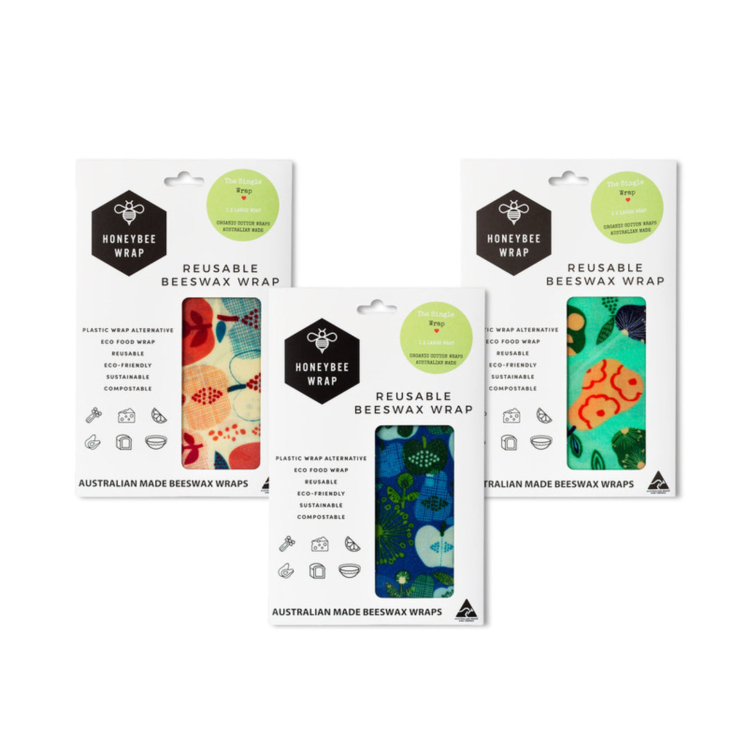 Honeybee Wraps Large Reusable Beeswax Wrap