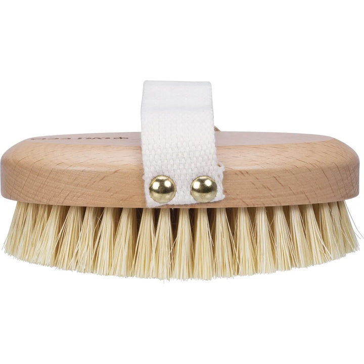 Dry Body Brush Beech Wood Handle, Sisal Bristles by Ever Eco