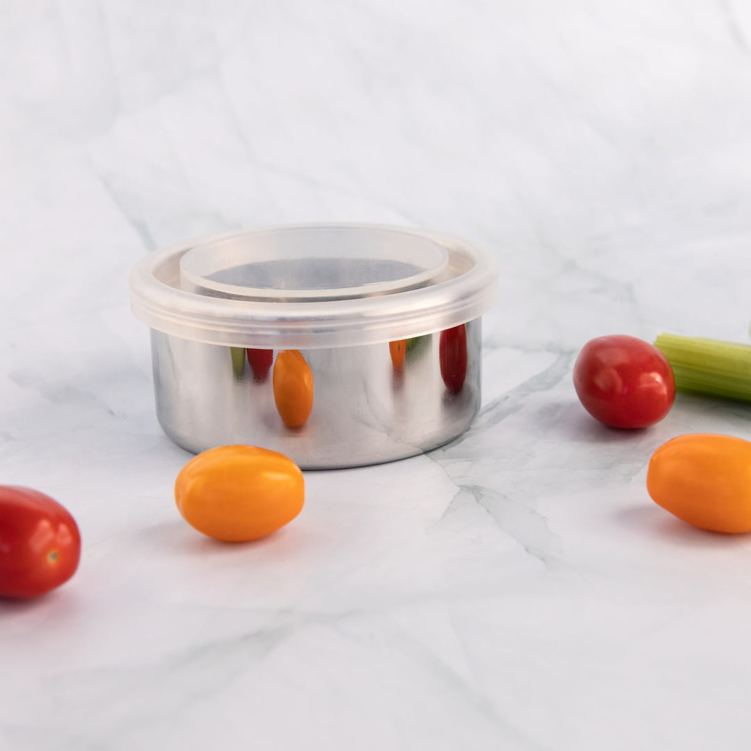 LUNCH BOX SILI-STEEL SNACK CONTAINER – 250ML By Green Essentials