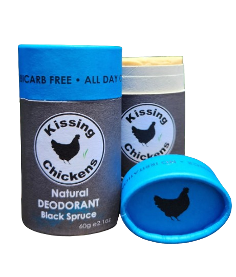 Kissing Chickens Organic Bicarb-Free Deodorant Stick - Black Spruce 60g