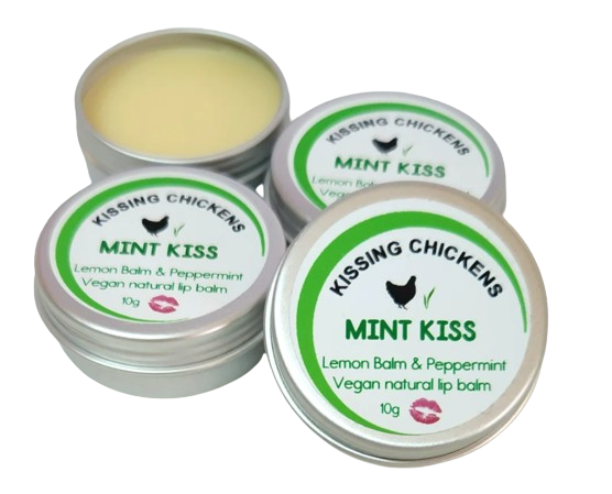 Kissing Chickens Minty Kiss- Organic Lip Balm 10g