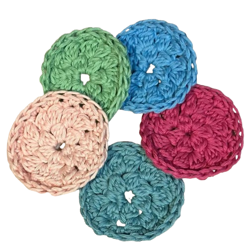 Crochet Thick Facial Round- Organic Cotton