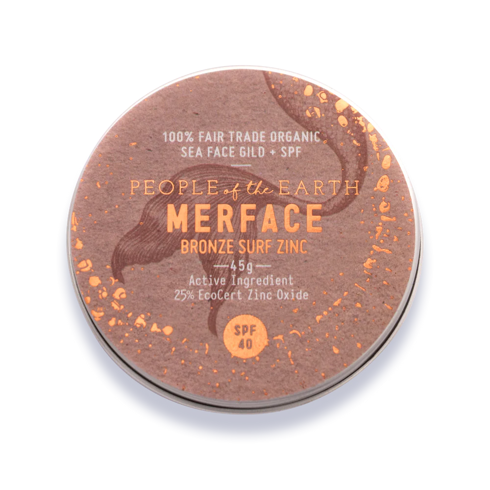 Merface Ethical Surf Zinc (Gold or Silver or Bronze) from People of the Earth
