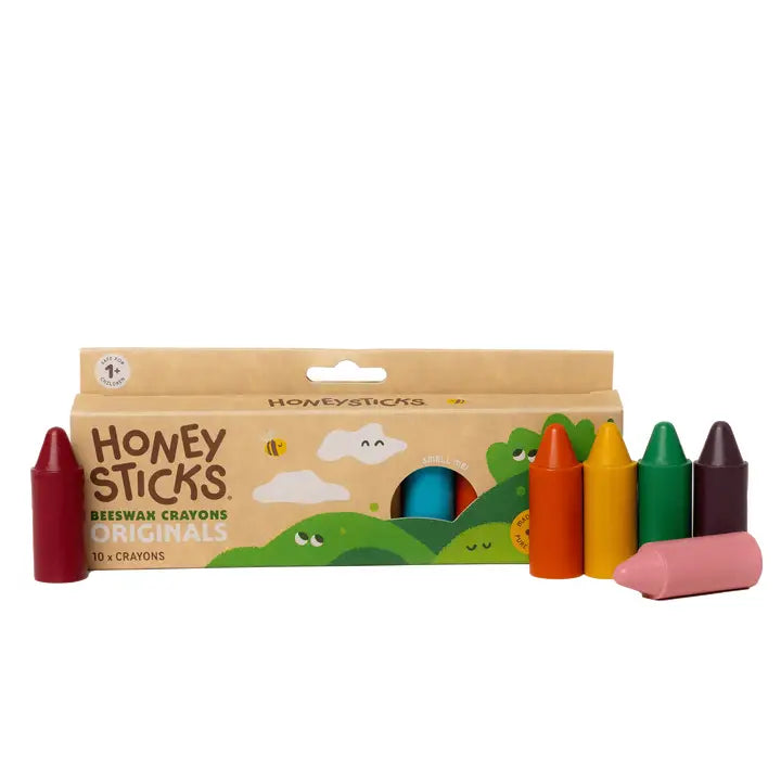 CRAYONS-Beeswax from Honey Sticks-CHUNKY Originals