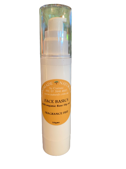 Rose Hip & Jojoba Face Cream 'Face Basics' (Fragrance Free) from Handmade Naturals