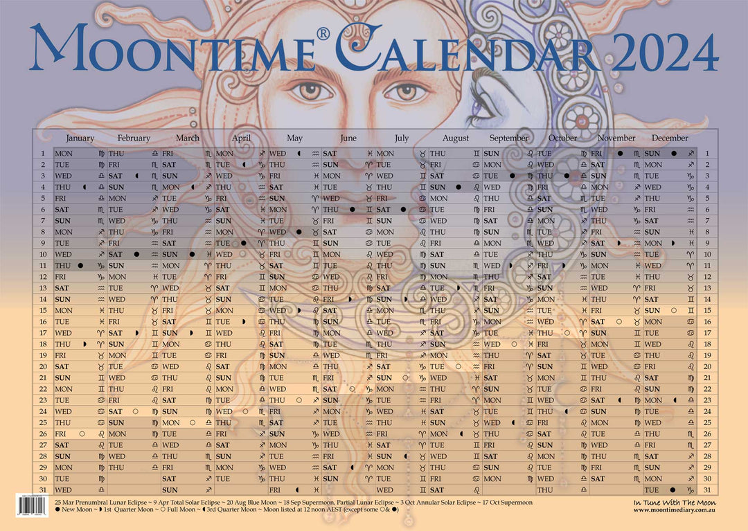 Calender Moontime 2024