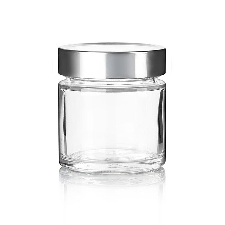 Bottle - Jar Clear Glass Ergo Style Jar