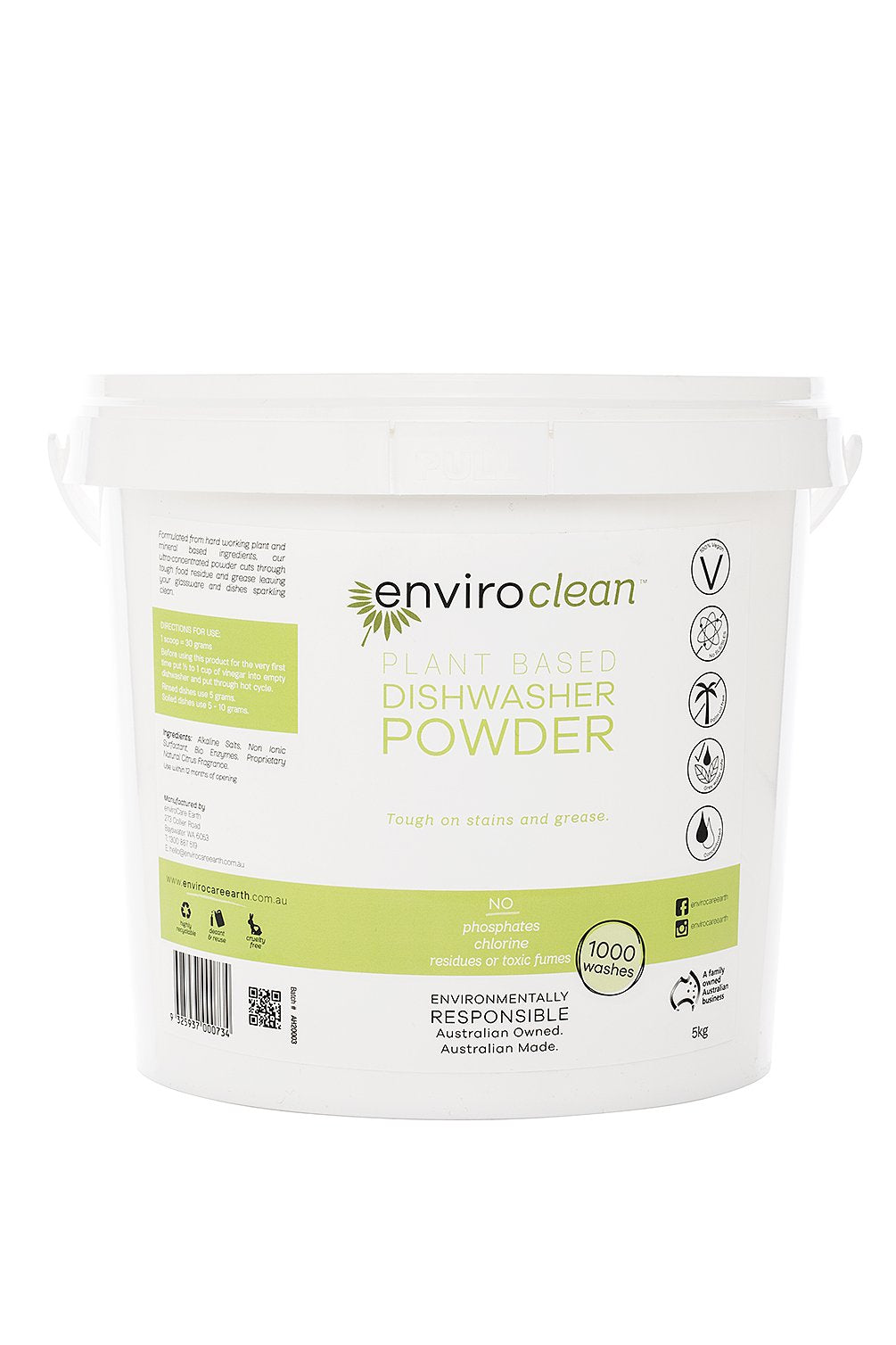 Dishwasher Powder from Enviroclean