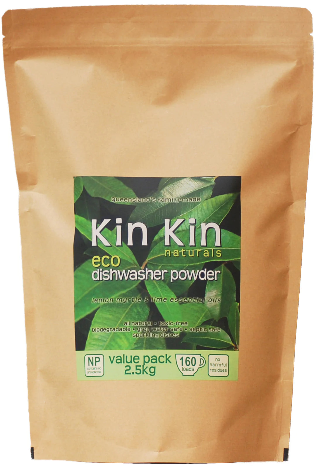 Kin Kin Dishwasher Powder (Lemon Myrtle & Lime)