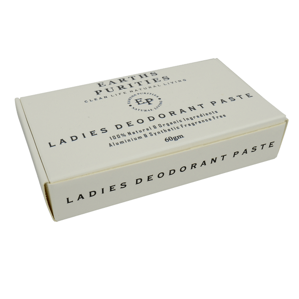 Ladies Natural Paste Deodorant - Earths Purities