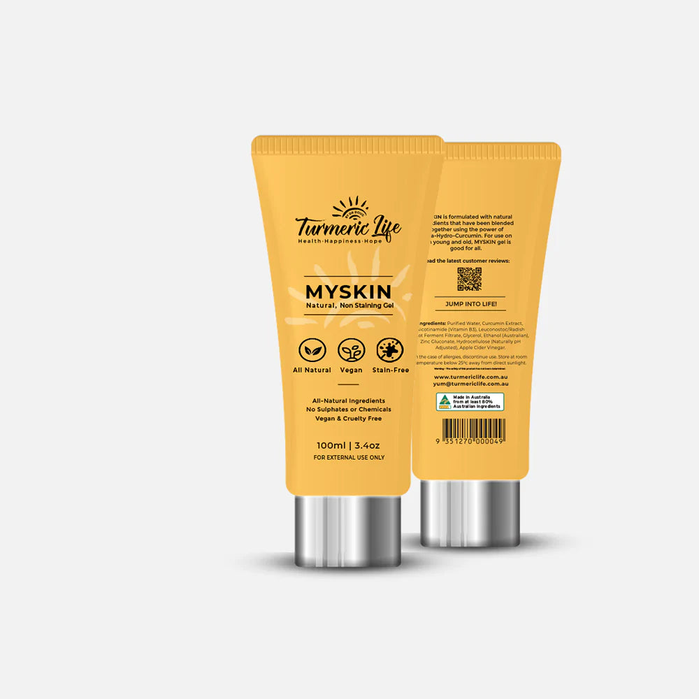 MYSKIN Natural Gel 100mls - Turmeric Life