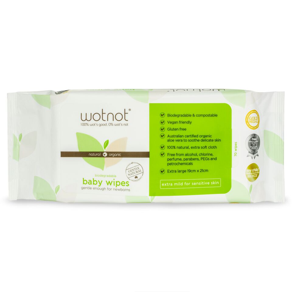 Biodegradable Baby Wipes from WotNot