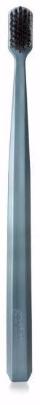 Charcoal- infused Biodegradable Toothbrush (Medium/ Navy Blue) - Grin Natural