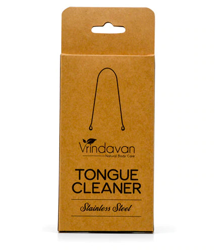 Tongue Cleaner (Copper and Stainless Steel) - By Vrindavan Body Care