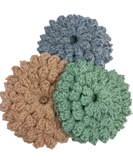 Facial round exfoliating- crochet cotton