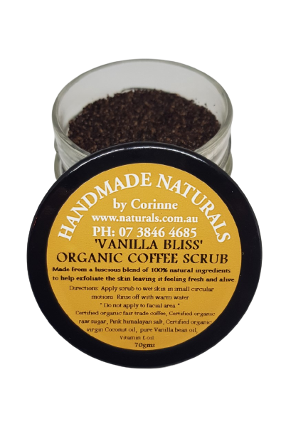 Coffee Scrub (Vanilla Bliss) from Handmade Naturals