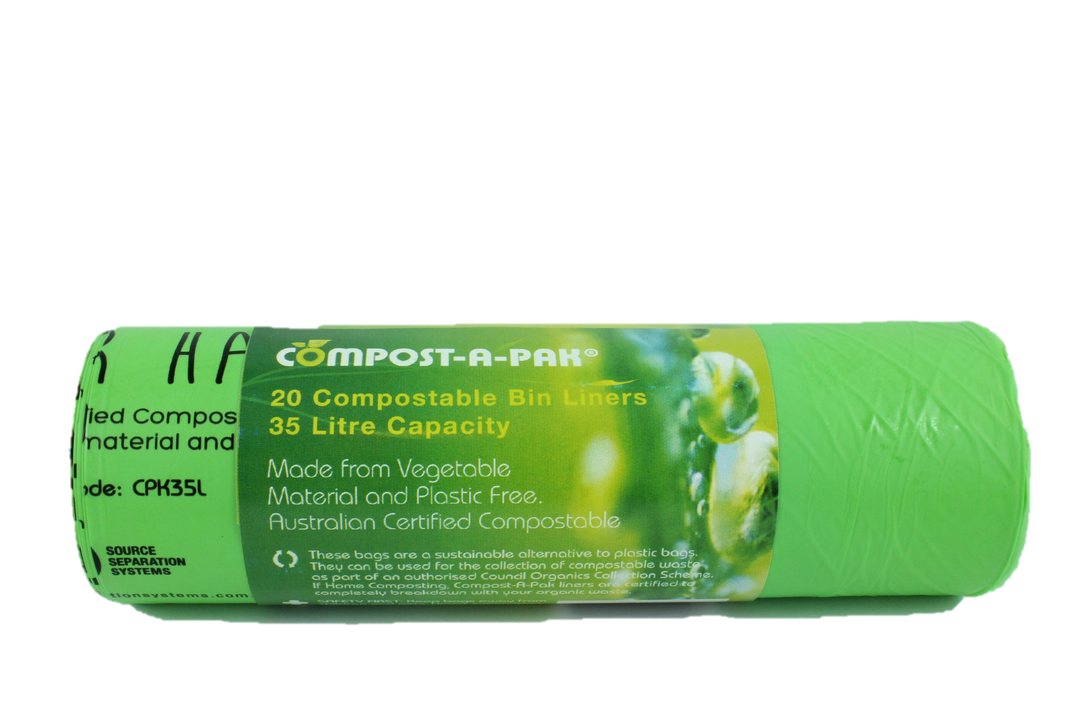 Compostable 35L Bin Liners (x20)- Compost-a-pak