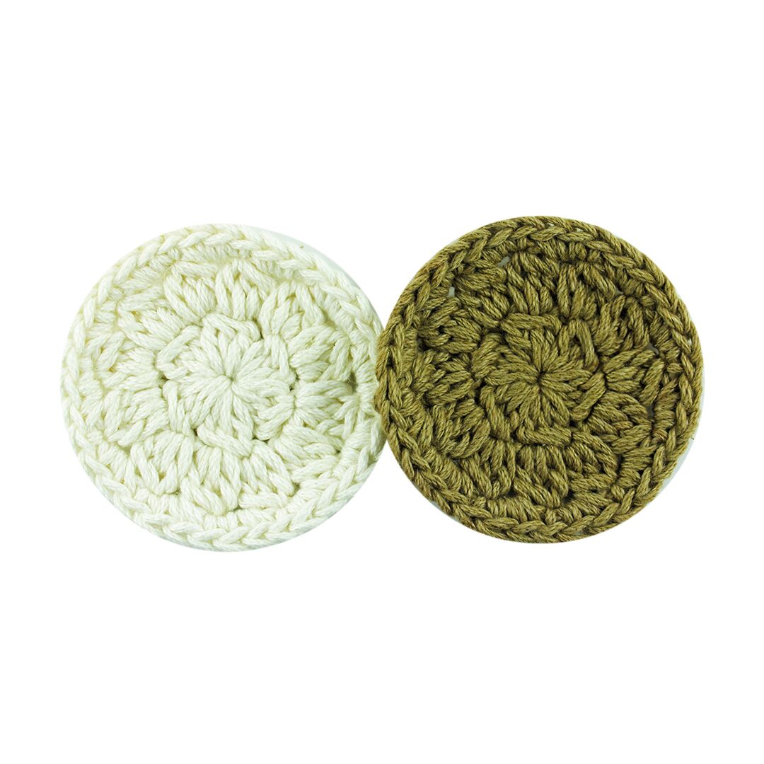 Reusable Crochet Face Wipes - Organic Cotton