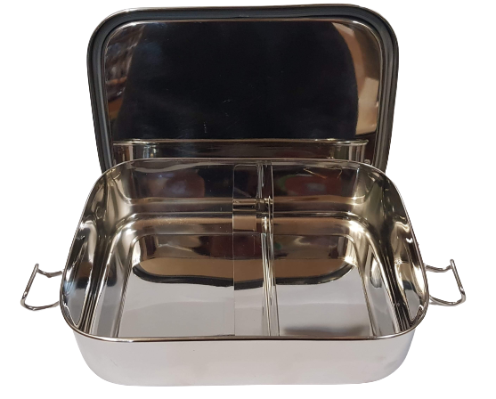 Lunch Box- RECTANGULAR LEAK PROOF CONTAINER WITH REMOVABLE DIVIDER