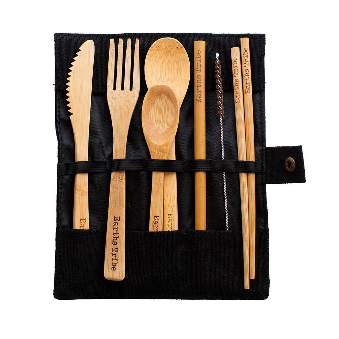 Bamboo Cutlery Set from Earth Tribe