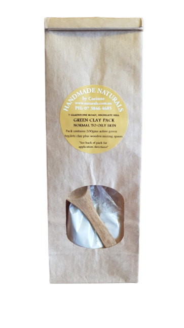 Clay Pack (Green) Normal/Oily Skin from Handmade Naturals