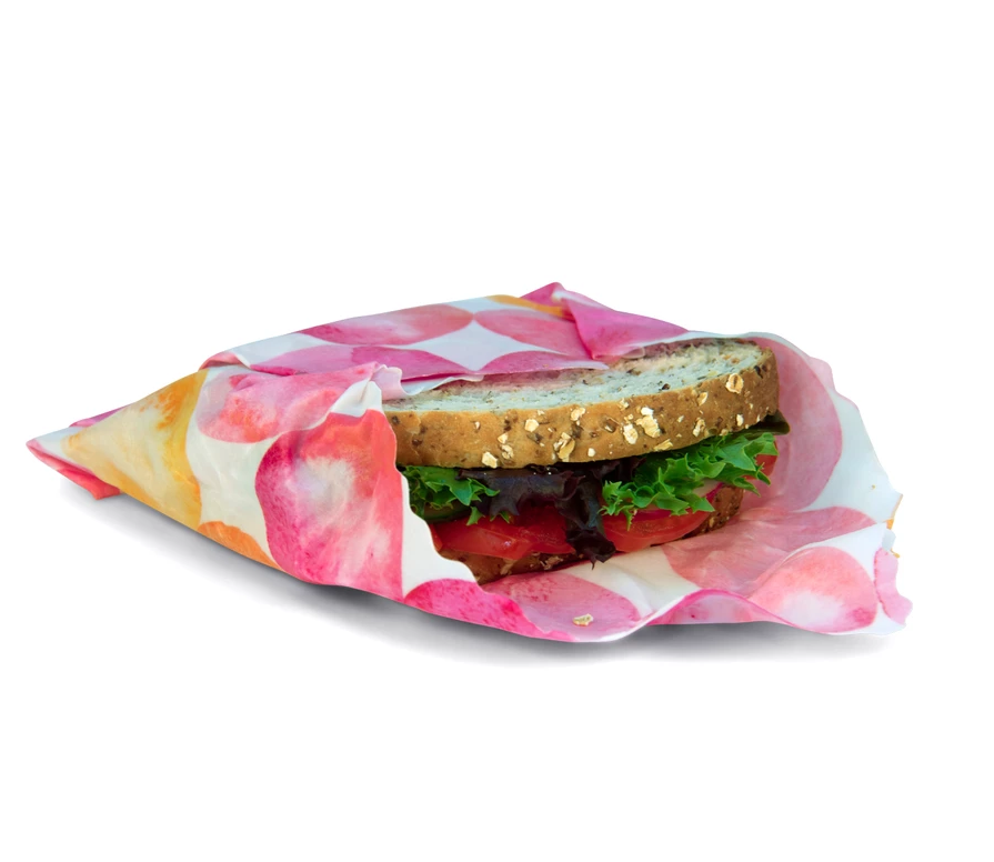 Re-useable Beeswax Food Wraps (1 x Large) By Kitchentopia