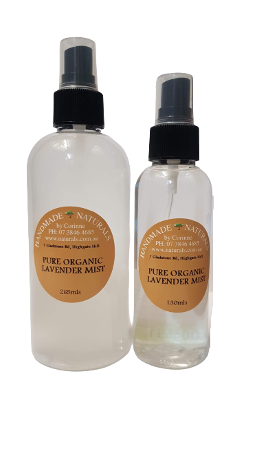 Pure Organic Lavender Water Mist (Hydrosol) from Handmade Naturals