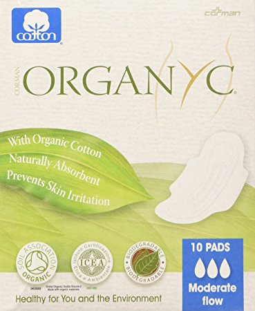 Organic Sanitary Pads (Moderate Flow) - Organyc