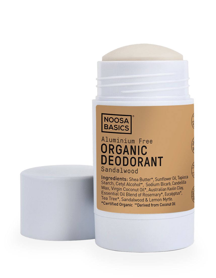 Deodorant Stick (Sandalwood) Organic  - Noosa Basics