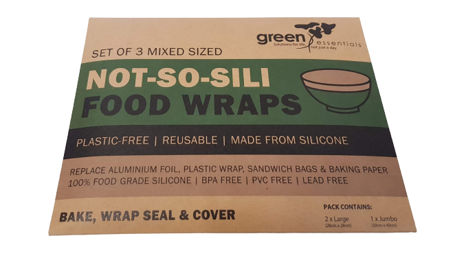 Lunch Box- Food Wraps- NOT SO SILIWRAPS – PACK OF 3