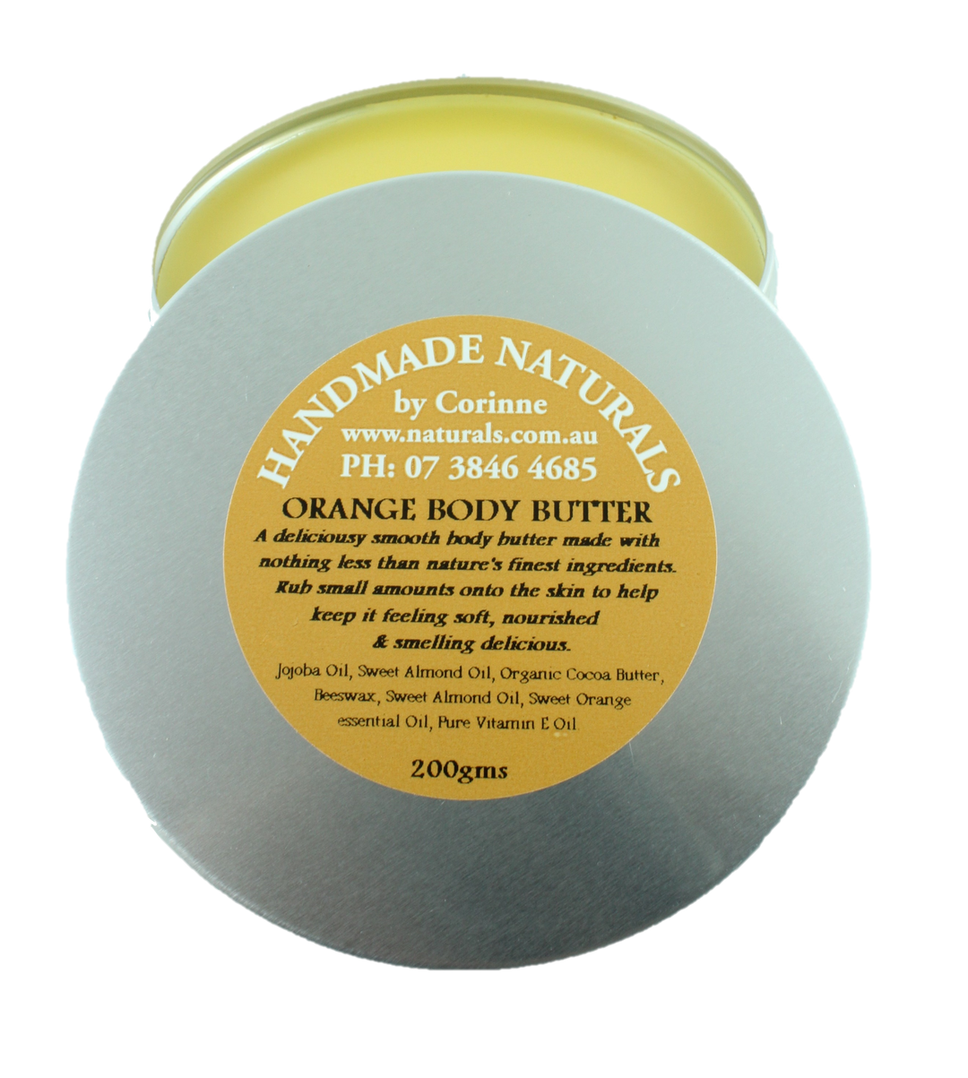 Body Butter ORANGE from Handmade Naturals