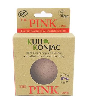 Kuu KONJAC Facial Sponge-PINK