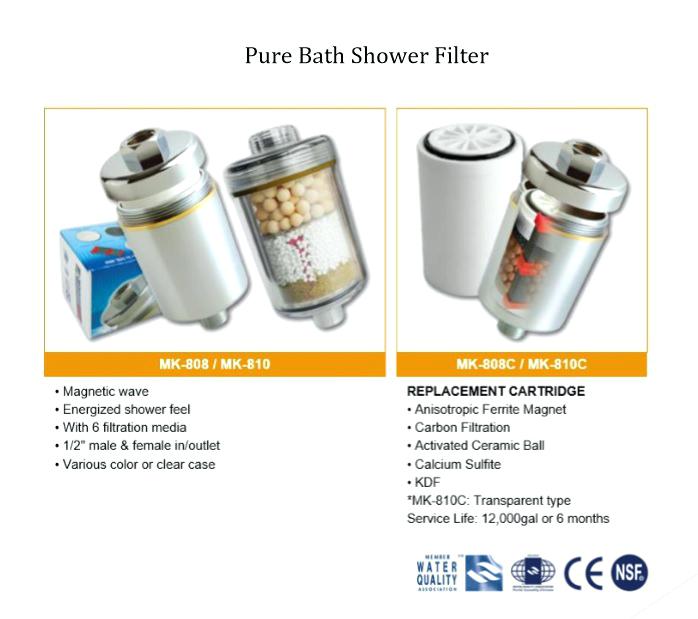 Shower/Bath Filter and Water Energiser from Pure Bath