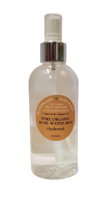 Pure Organic Rose Water Mist (Hydrosol) from Handmade Naturals