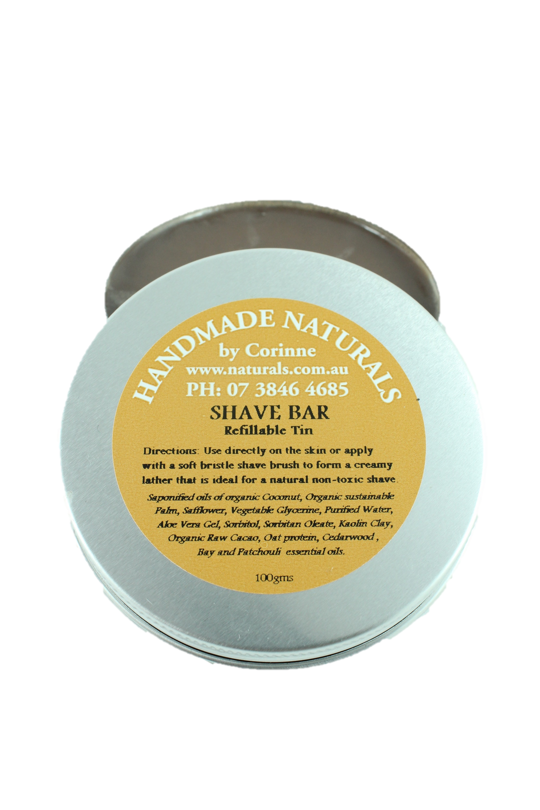 Shave Bar REFILLABLE from Handmade Naturals