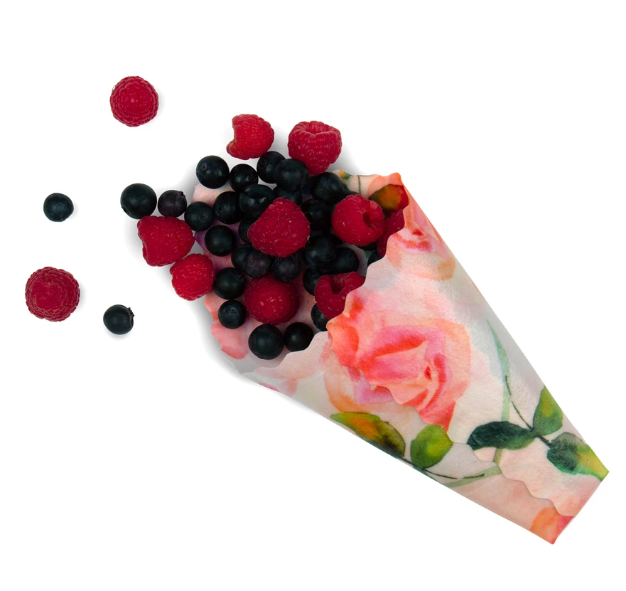 Re-useable Beeswax Food Wraps (2 x Small) By Bee Love Wraps