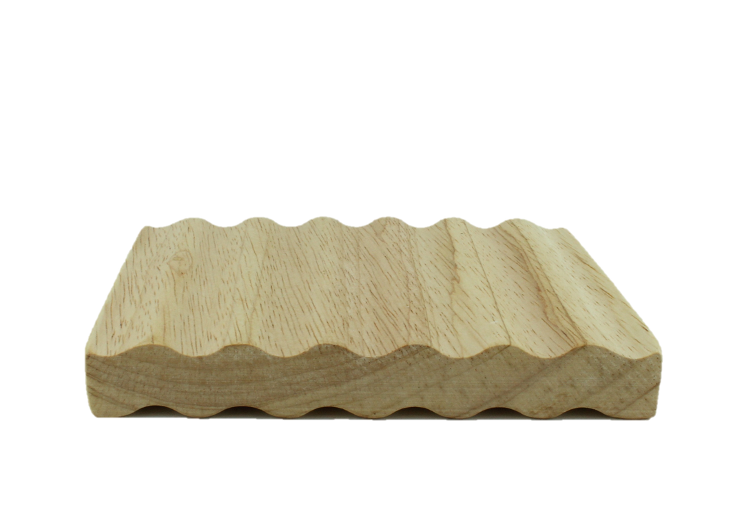 Soap Dish- Wooden Wave Design