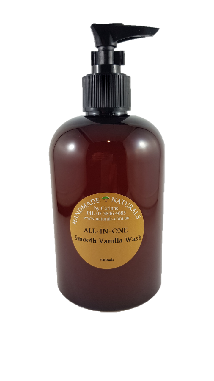 ALL-IN-ONE Smooth Vanilla Body Wash by Handmade Naturals
